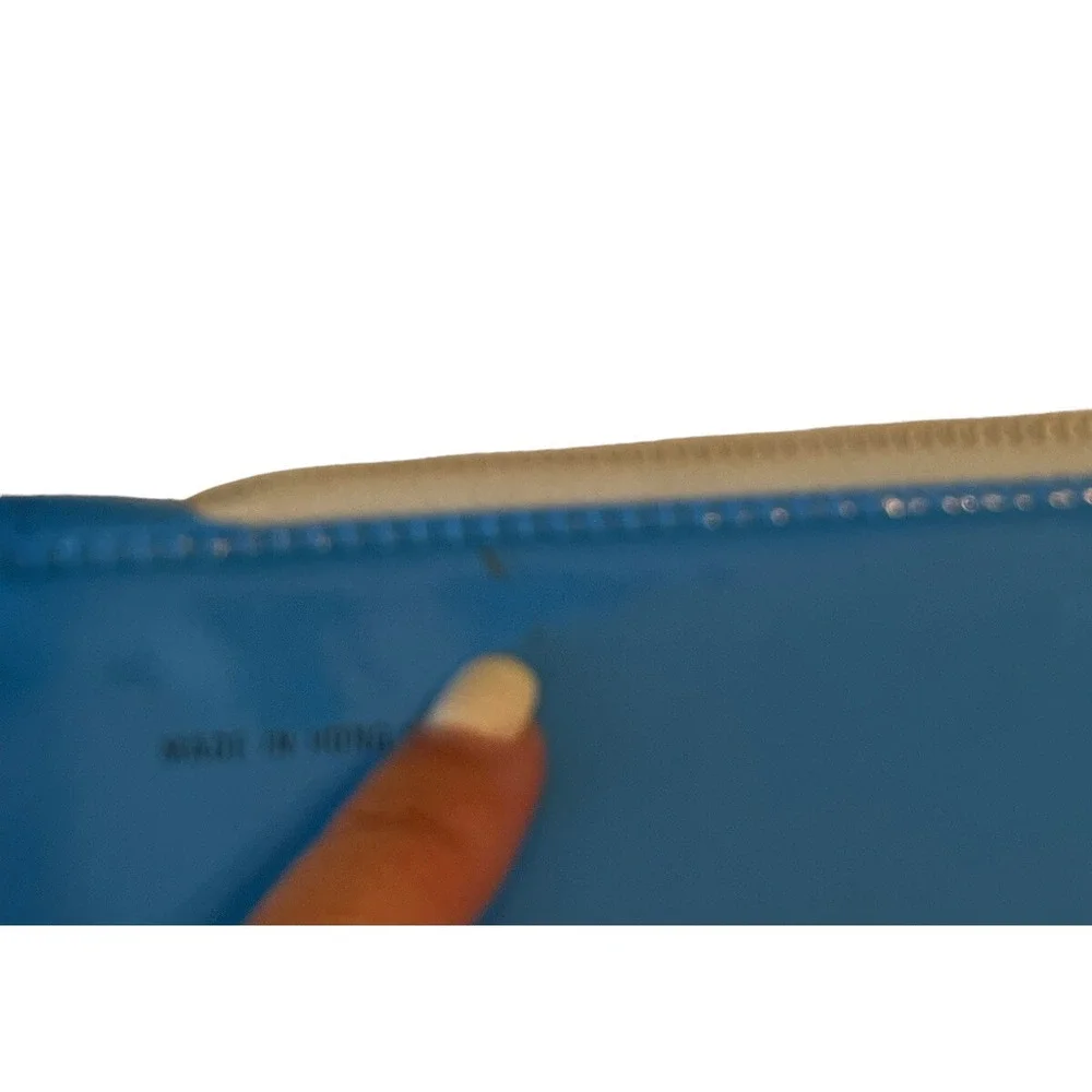 Vintage‎ Blue Walt Disney World Lunch Money School Pencil Case Minnie Mouse